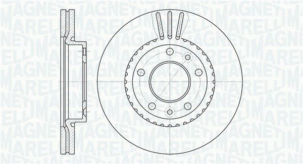 MAGNETI MARELLI Тормозной диск 361302040474